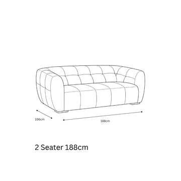 2 Seater 188cm