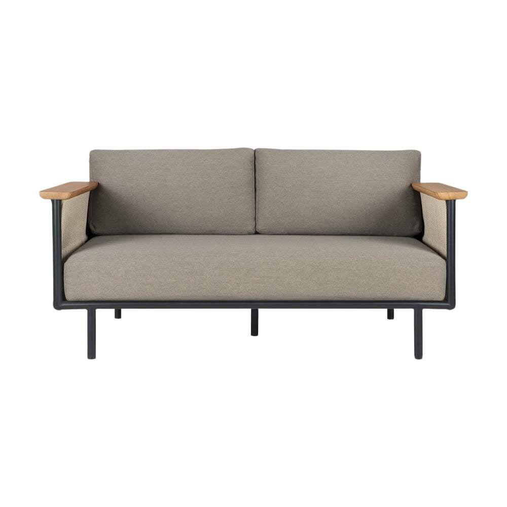 Ethnicraft Corbey Outdoor Sofa – Aluminium Outdoor Sofa with Weather-Resistant Cushions & Modern Lightweight Frame