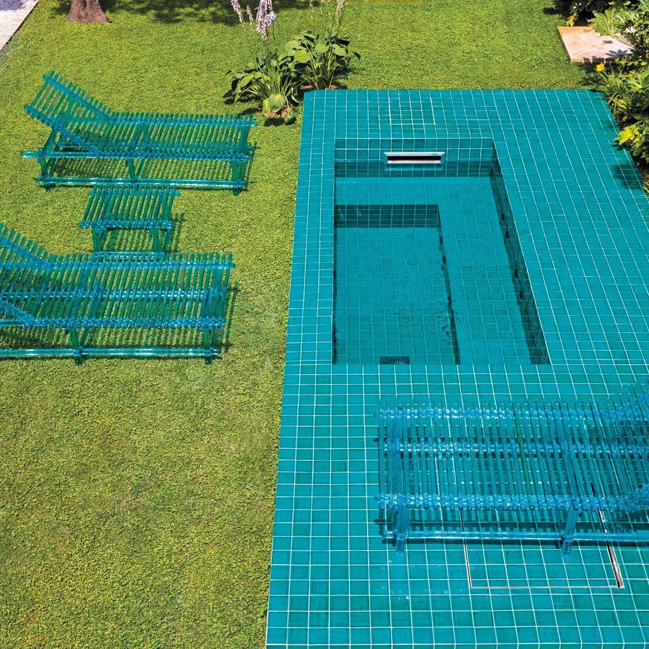   A'mare . The sun beds and the pool table.&nbsp; 