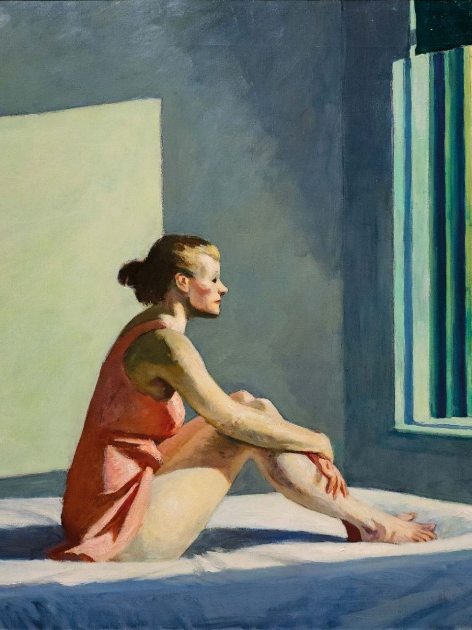  &bdquo;Morning Sun&ldquo;. 
Das Gem&auml;lde von Edward Hopper aus dem Jahr 1952, das im Columbus Museum of Art in Columbus, Ohio, USA, aufbewahrt wird. 