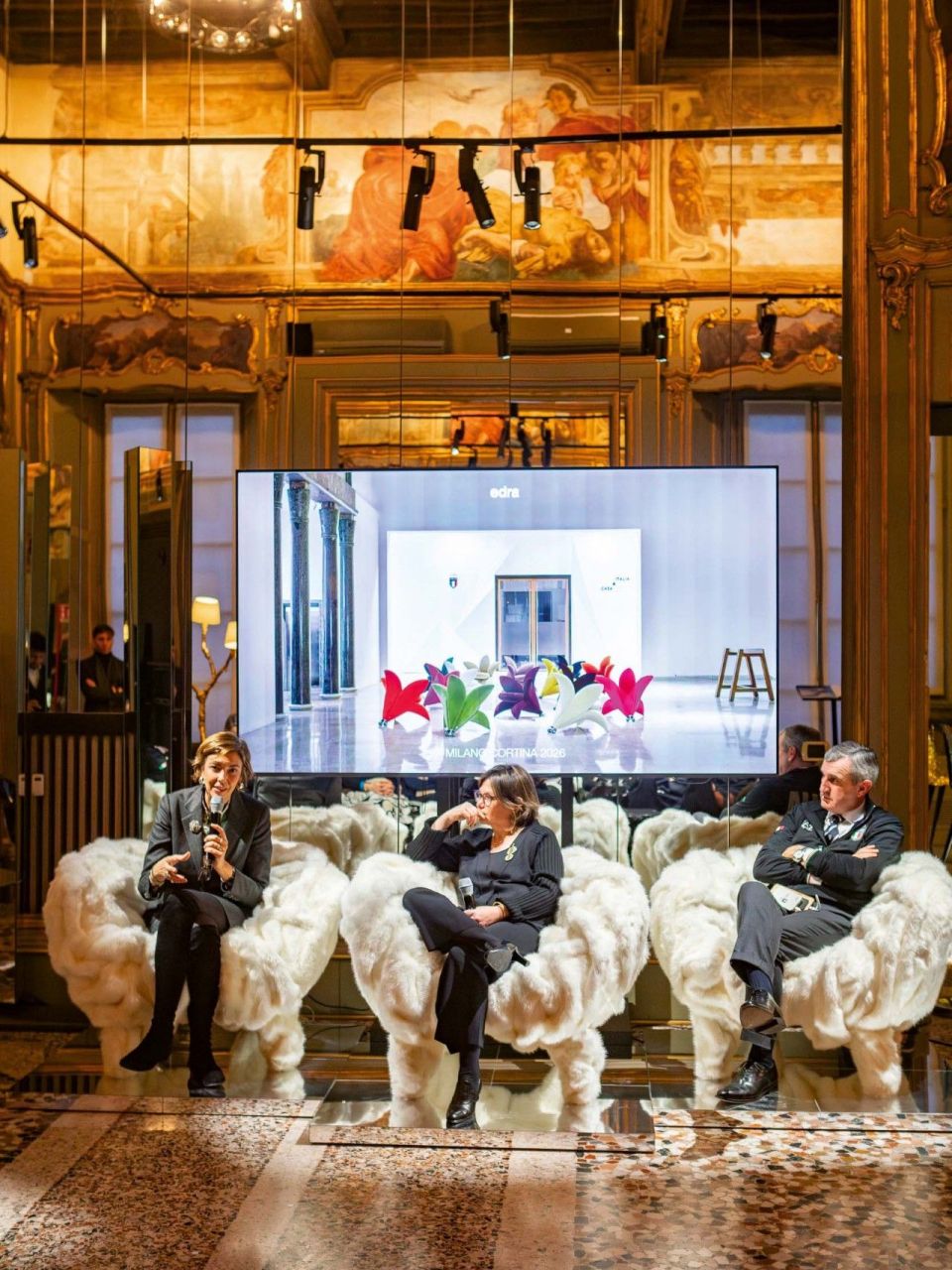  Ein Abend zu Ehren von Casa Italia, der am 13. Februar 2026 im Palazzo Durini stattfand. 