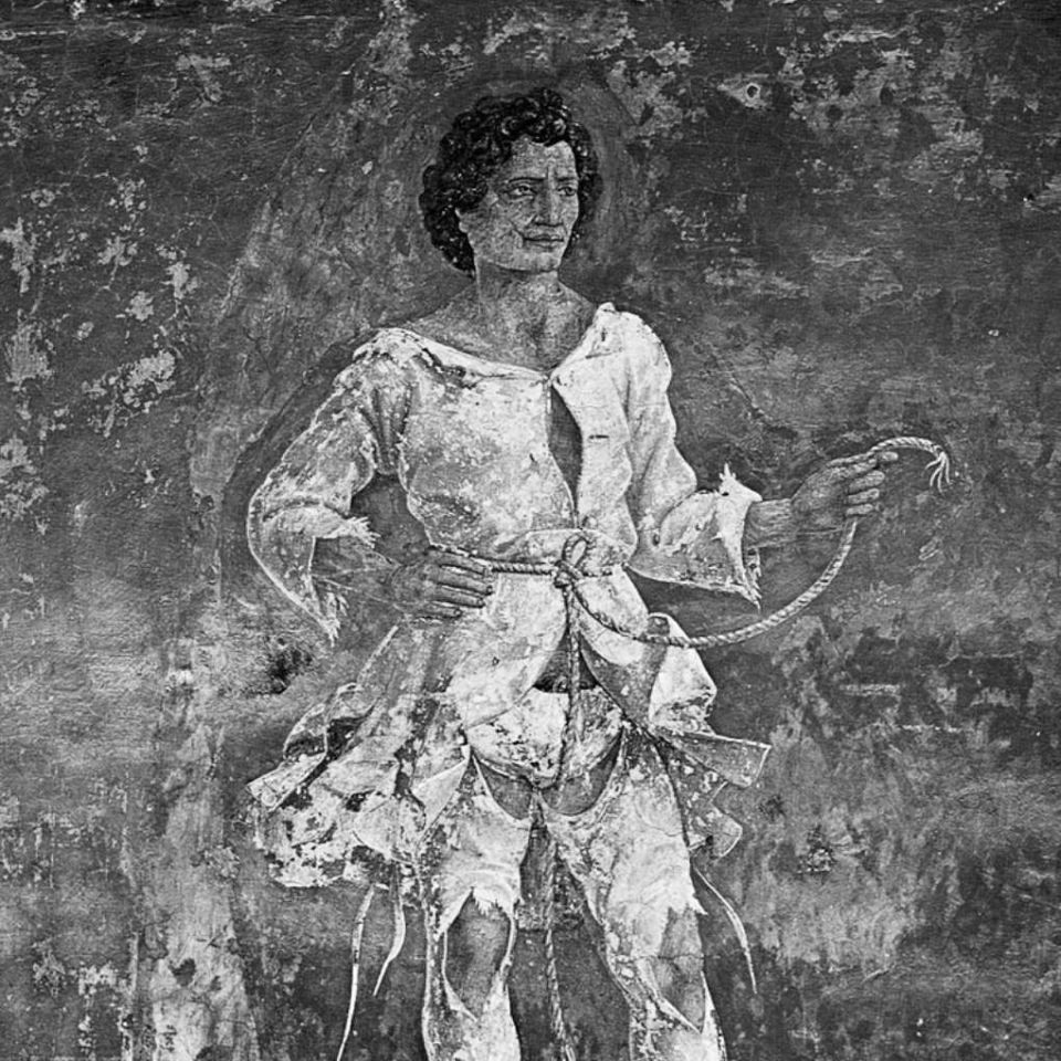  Vir Niger.&nbsp;Peinture de Francesco del Cossana au Palazzo di Schiafanoia &agrave; Ferrare 